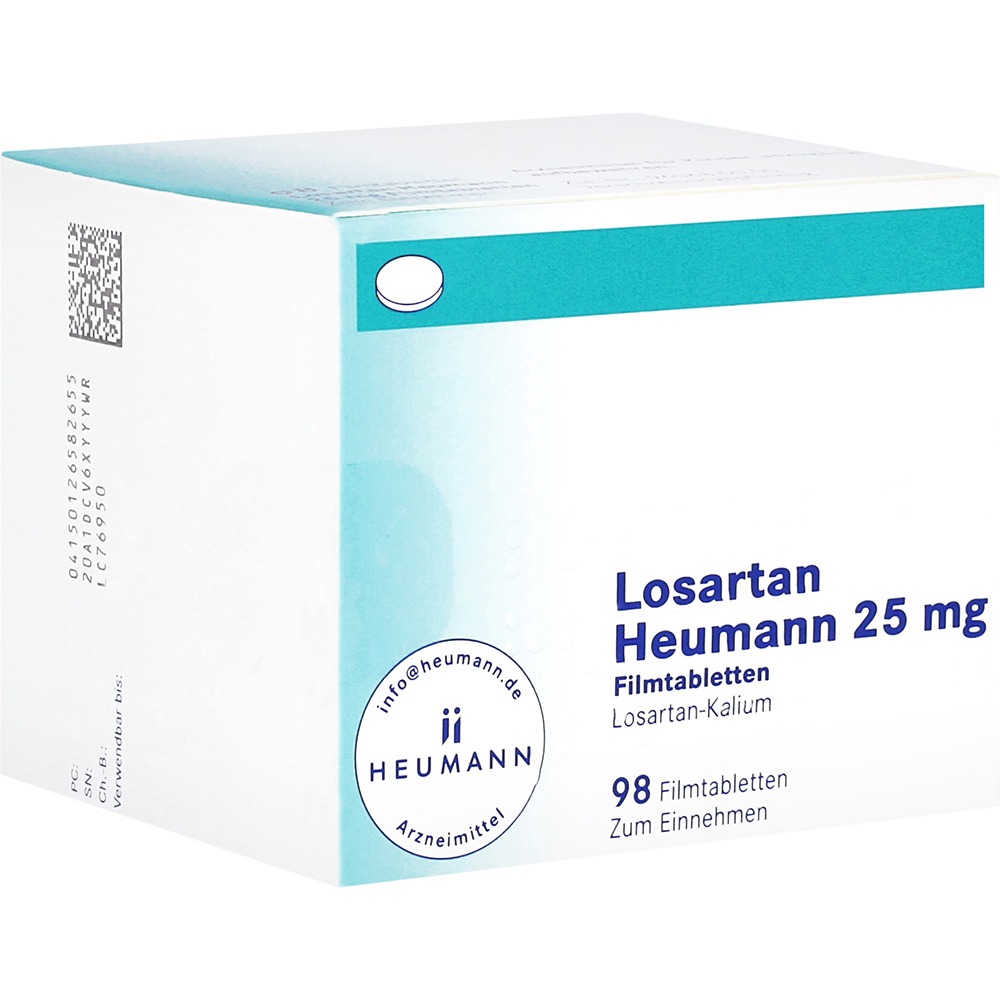 Losartan Heumann 25 mg Filmtabletten, 98 St.