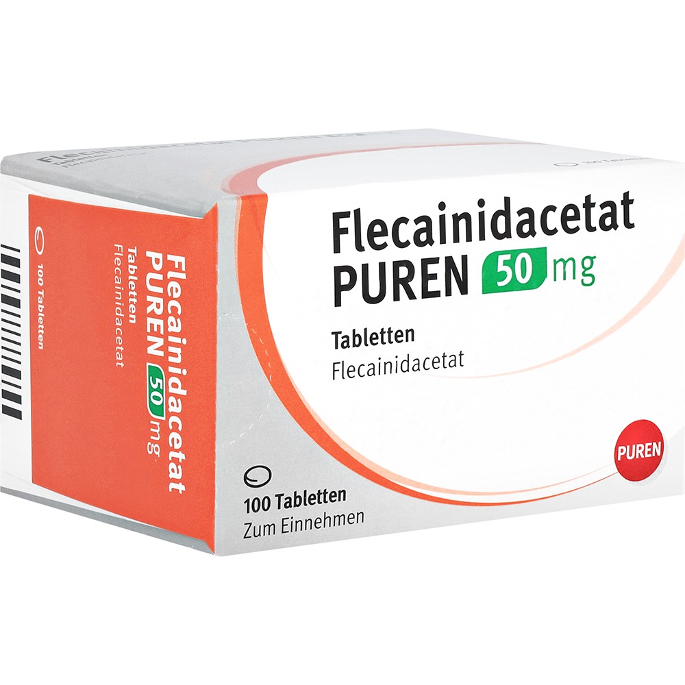 Flecainidacetat Puren 50 mg Tabletten, 100 St.