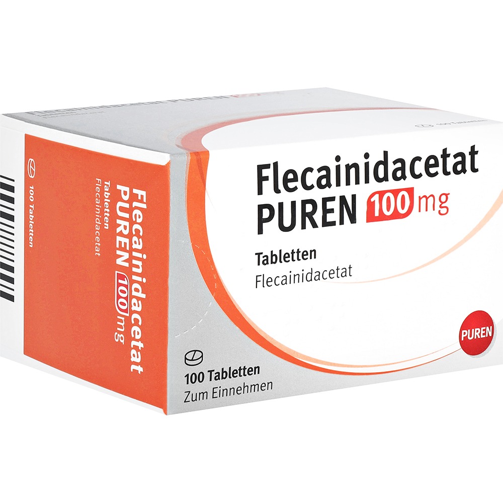 Flecainidacetat Puren 100 mg Tabletten, 100 St.