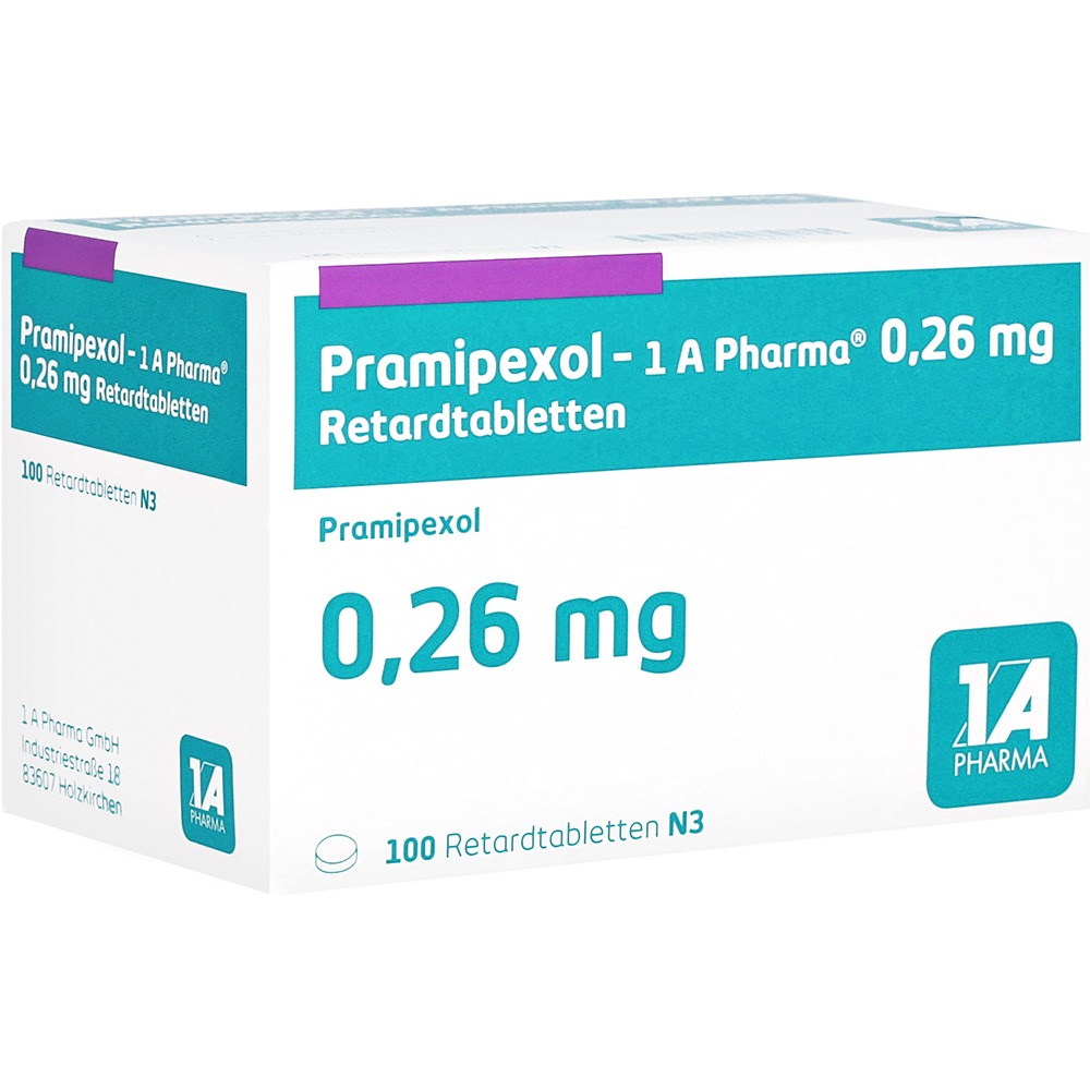Pramipexol-1a Pharma 0,26 mg Retardtable, 100 St.