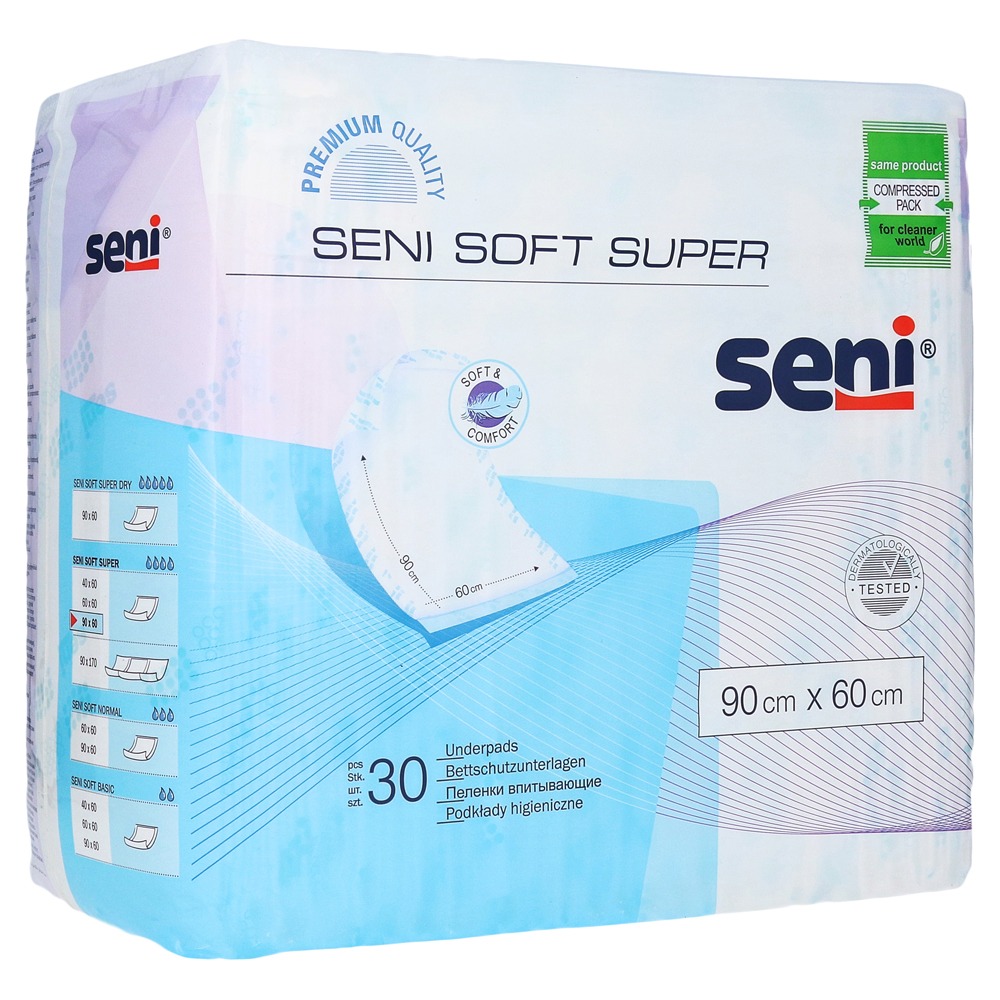 SENI Soft Super Bettschutzunterlagen 90x - DocMorris