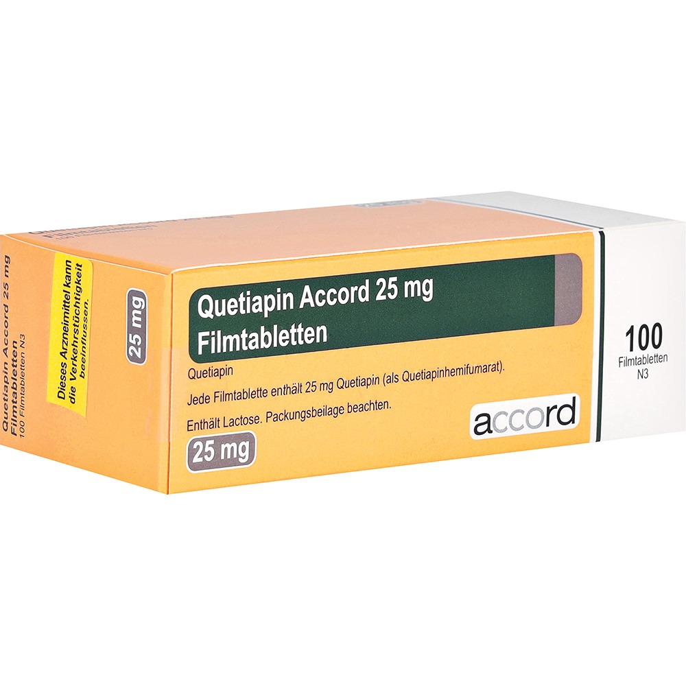 Quetiapin Accord 25 mg Filmtabletten, 100 St.
