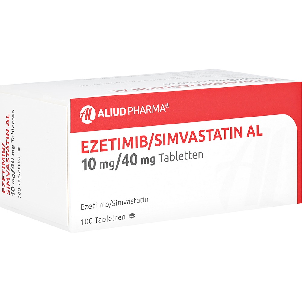 Ezetimib/simvastatin AL 10 mg/40 mg Tabl, 100 St.