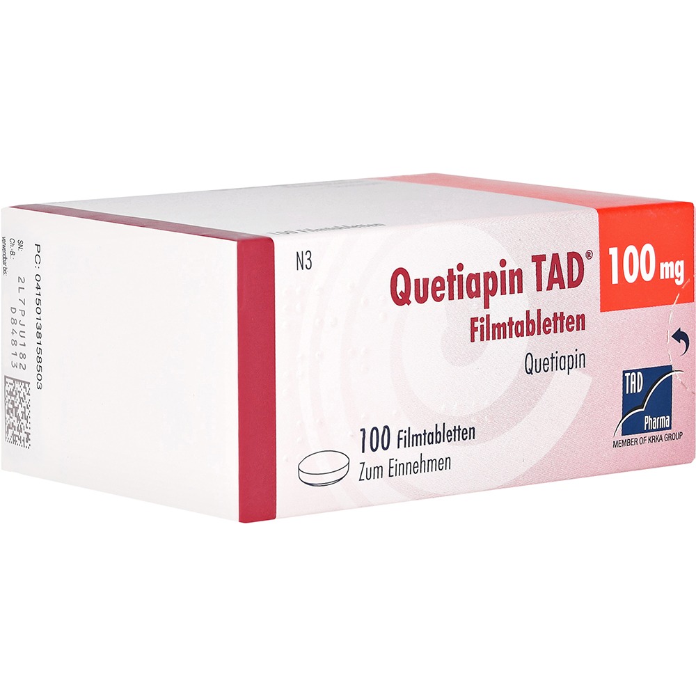 Quetiapin TAD 100 mg Filmtabletten, 100 St.