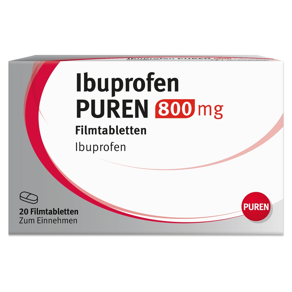 Ibuprofen Puren 800 mg Filmtabletten, 20 St.