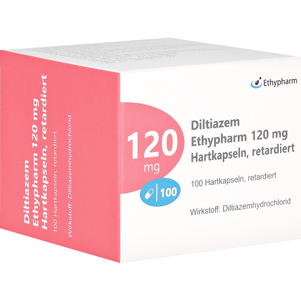 Diltiazem Ethypharm 120 mg Hartkapseln r, 100 St.