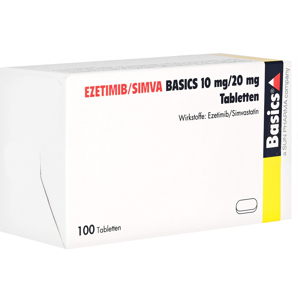Ezetimib/simva Basics 10 mg/20 mg Tablet, 100 St.