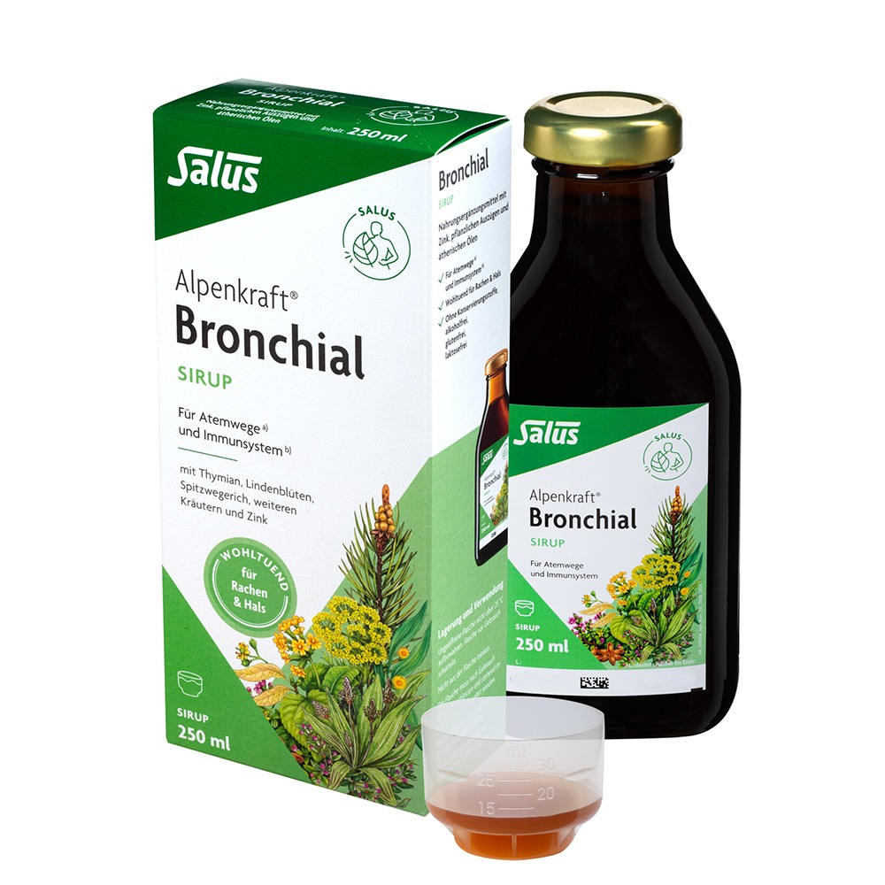 Alpenkraft Bronchial-sirup Salus, 250 ml