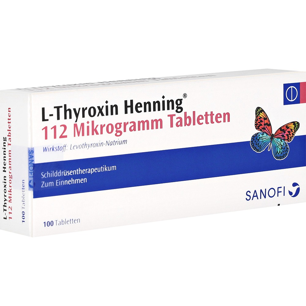 L-thyroxin Henning 112 µg Tabletten, 100 St.