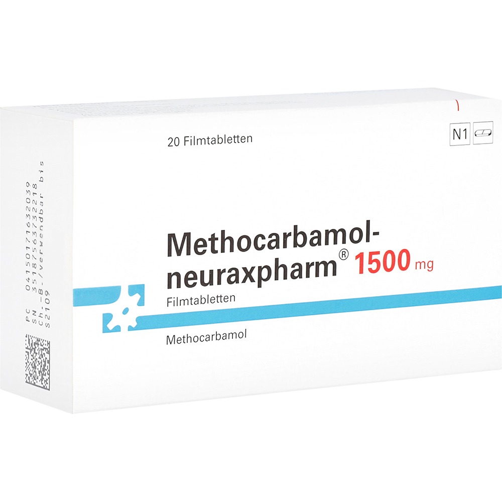 Methocarbamol-neuraxpharm 1500 mg Filmta, 20 St.