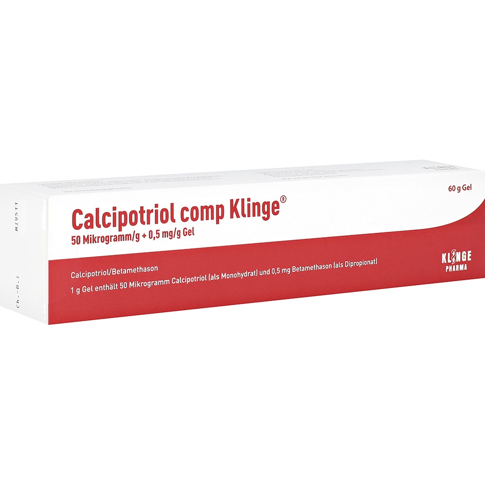 Calcipotriol comp Klinge 50 µg/g + 0,5 m, 60 g