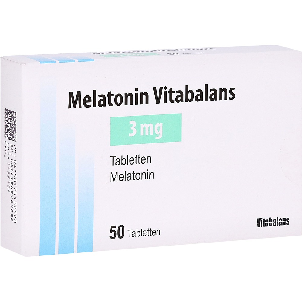 Melatonin Vitabalans 3 mg Tabletten, 50 St.