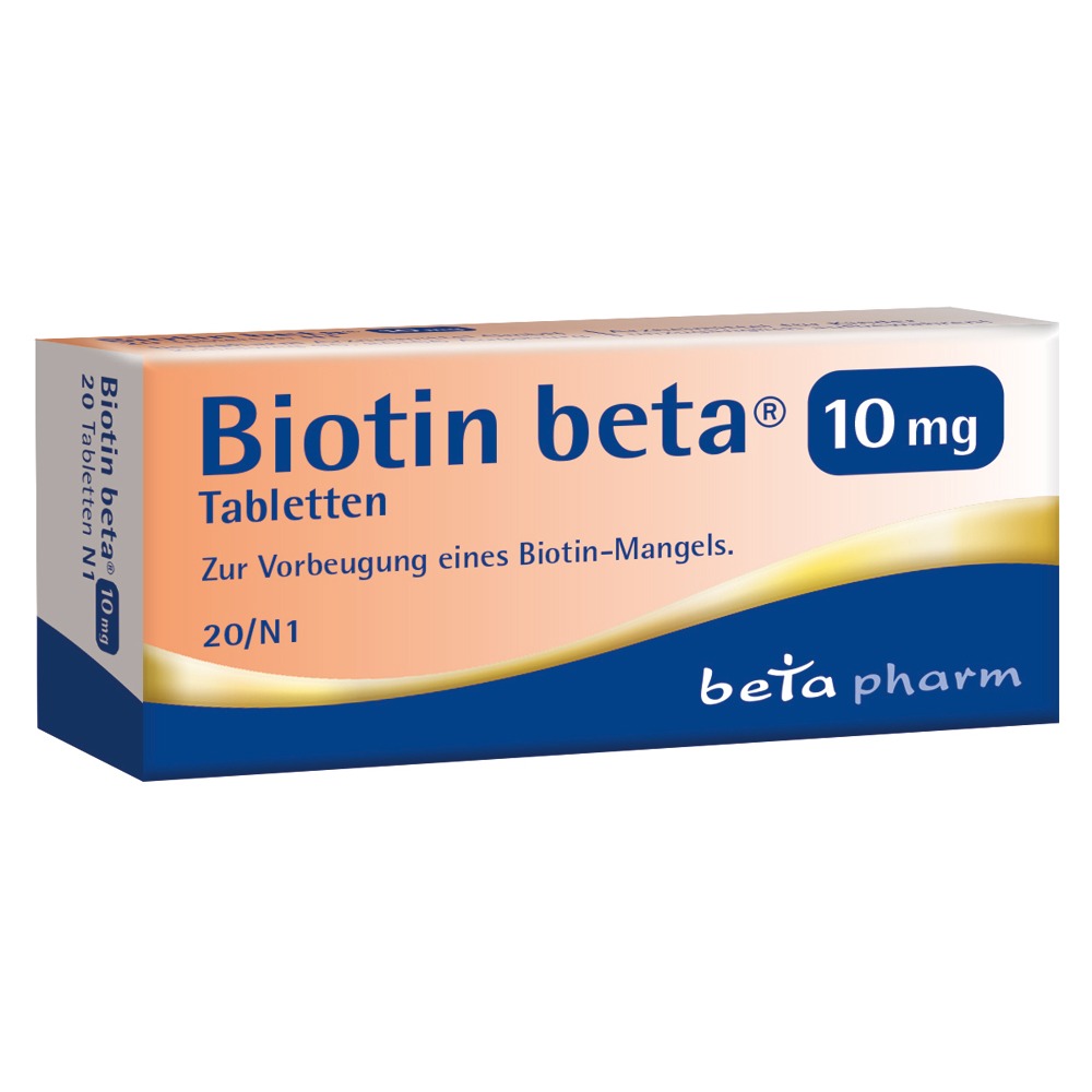Biotin BETA 10 mg Tabletten, 20 St.