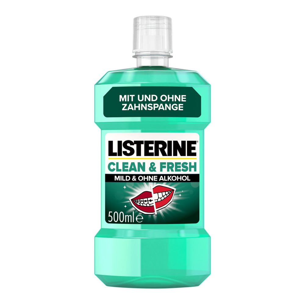 Listerine Clean & Fresh Mundspülung, 500 ml