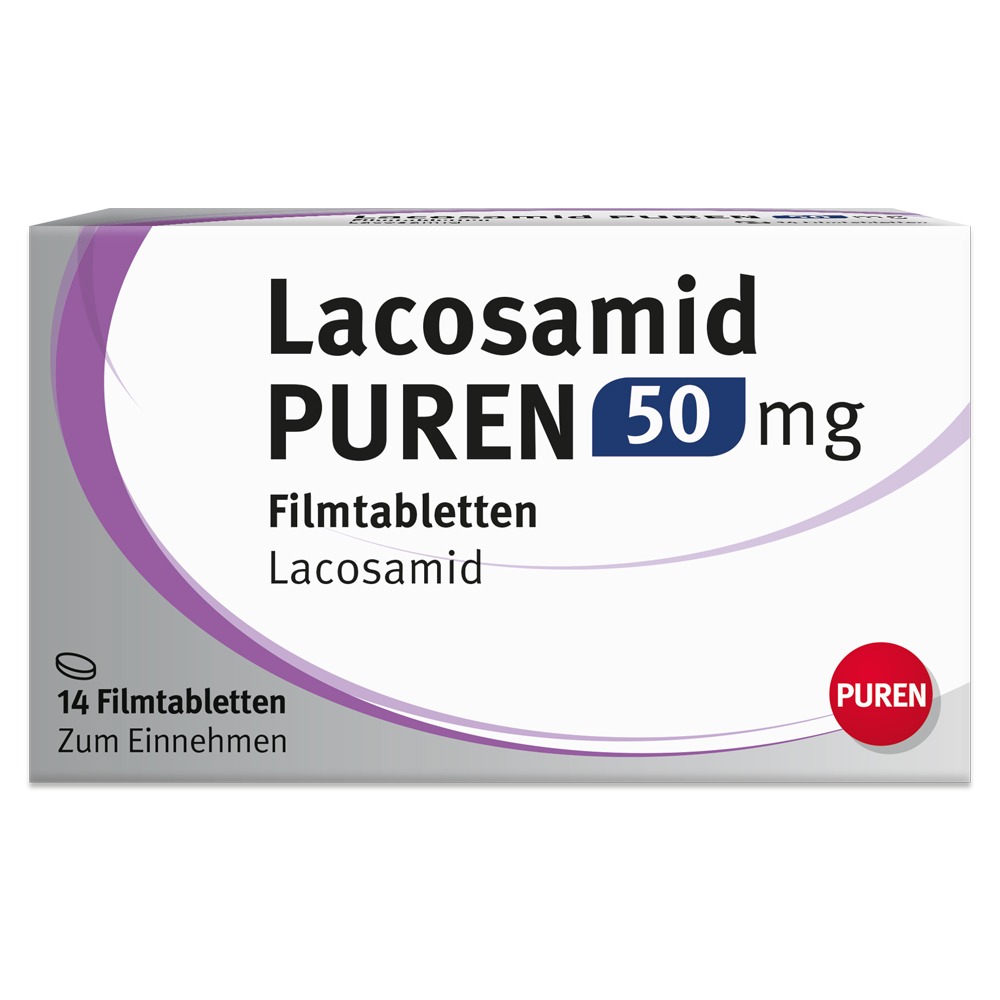 Lacosamid Puren 50 mg Filmtabletten, 14 St.