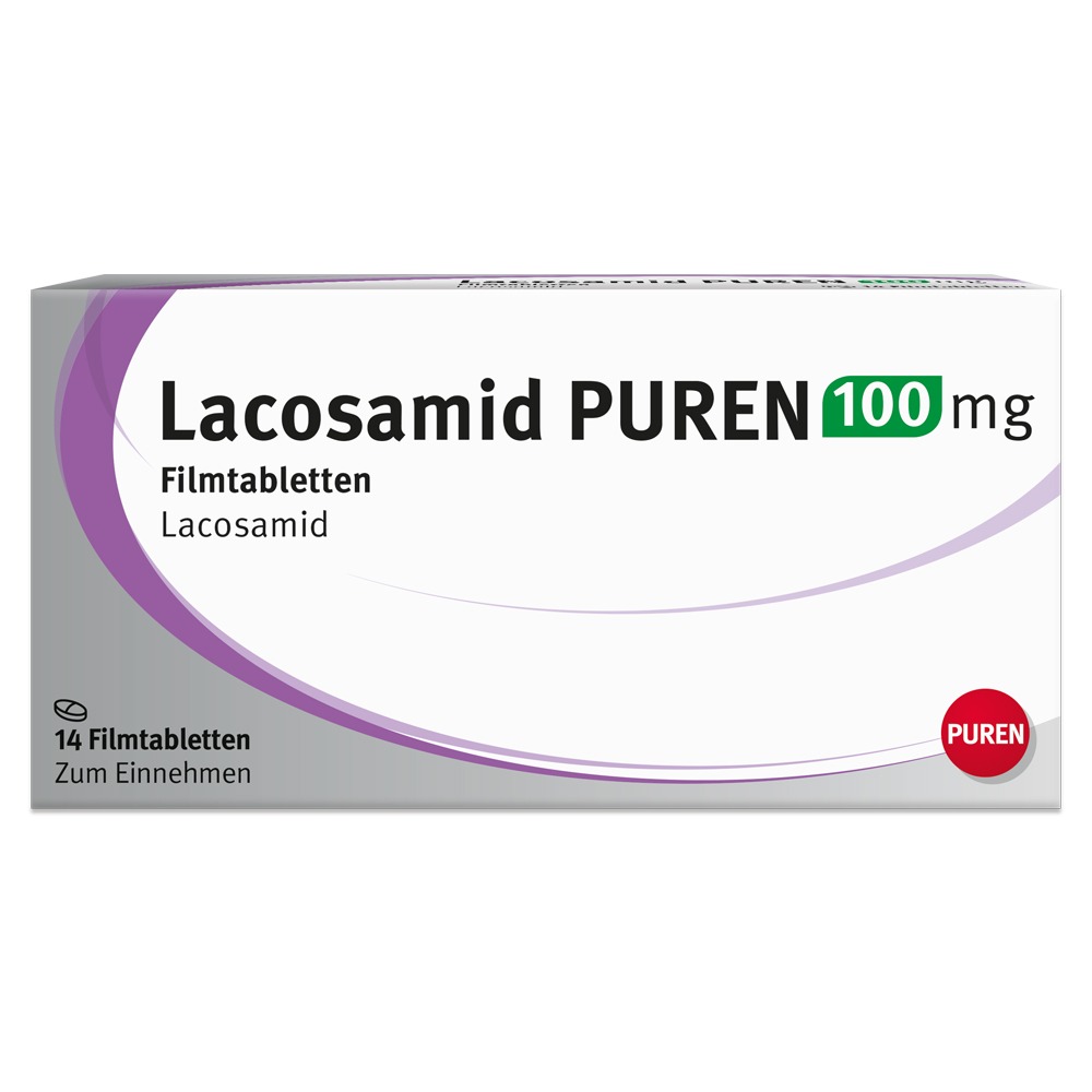 Lacosamid Puren 100 mg Filmtabletten, 14 St.