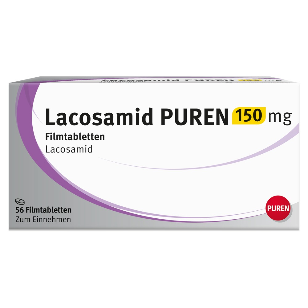 Lacosamid Puren 150 mg Filmtabletten, 56 St.