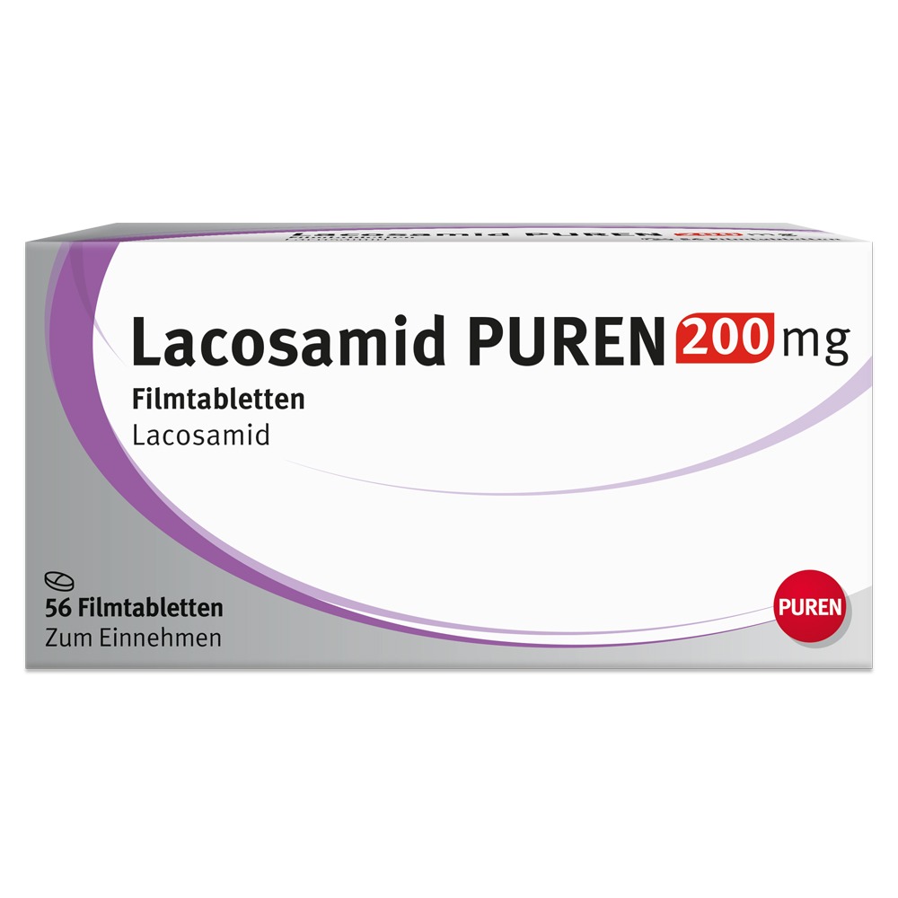 Lacosamid Puren 200 mg Filmtabletten, 56 St.