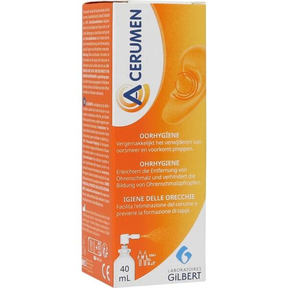 A-cerumen Spray zur Ohrenhygiene, 40 ml
