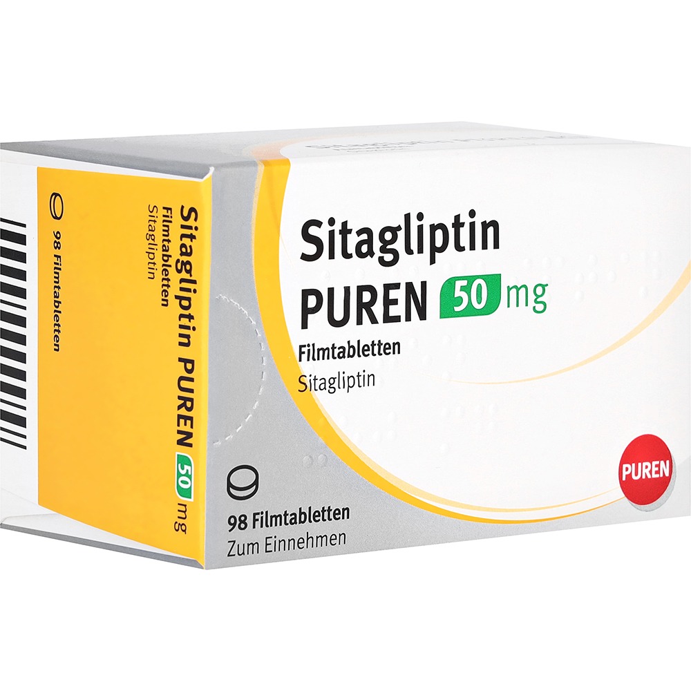 Sitagliptin Puren 50 mg Filmtabletten, 98 St.