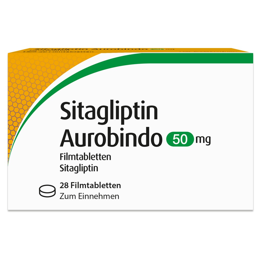 Sitagliptin Aurobindo 50 mg Filmtablette, 28 St.