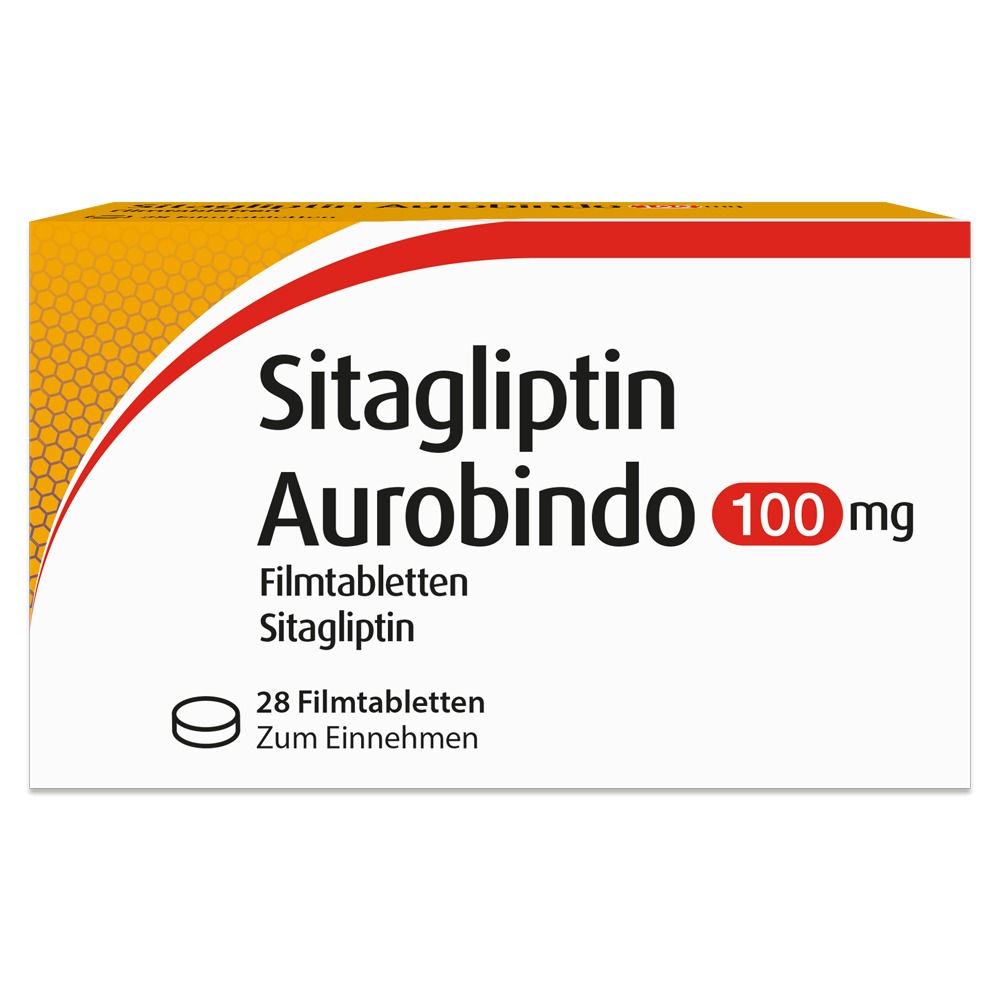 Sitagliptin Aurobindo 100 mg Filmtablett, 28 St.
