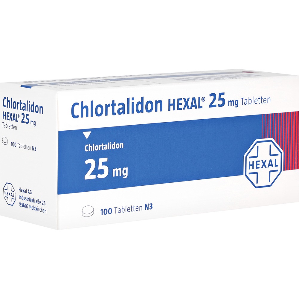 Chlortalidon Hexal 25 mg Tabletten, 100 St.