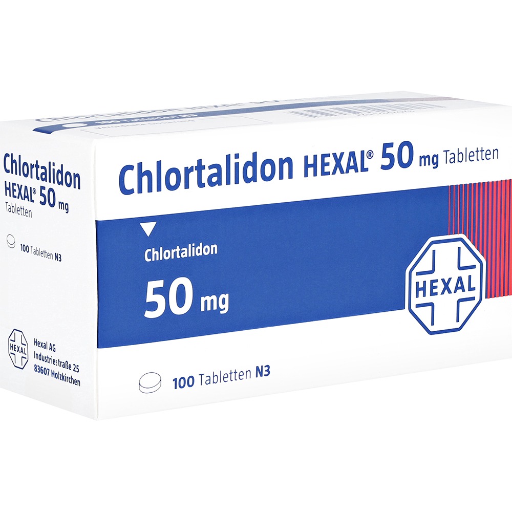 Chlortalidon Hexal 50 mg Tabletten, 100 St.