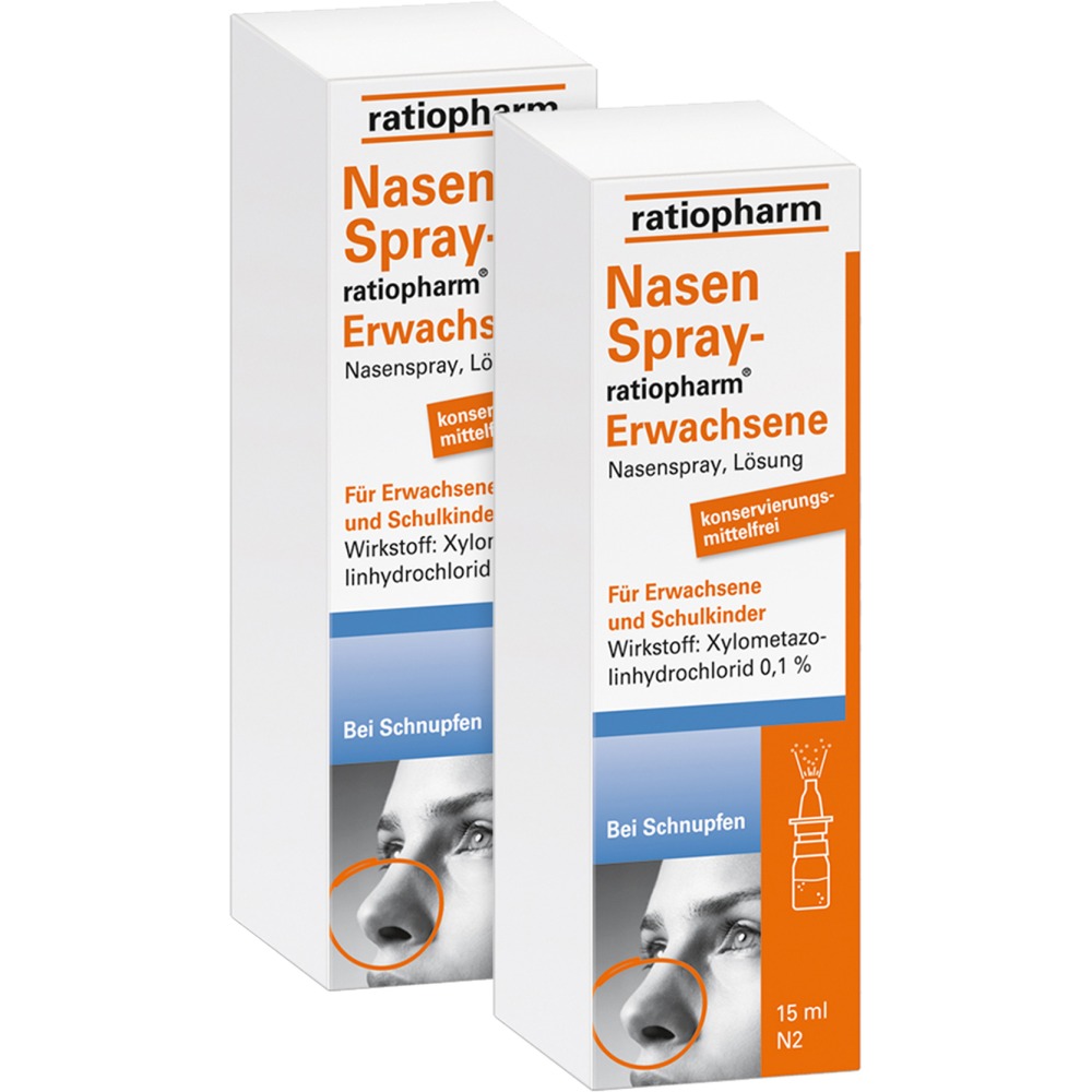 Nasenspray-ratiopharm Erwachsene Kons.fr, 2 x 15 ml