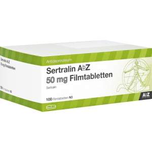 Abbildung: Sertralin AbZ 50 mg Filmtabletten, 100 St.