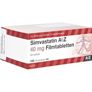 Simvastatin AbZ 40 mg Filmtabletten, 100 St.