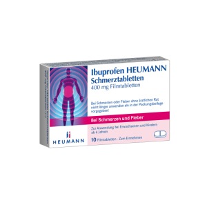Abbildung: Ibuprofen Heumann Schmerztabletten 400 m, 10 St.