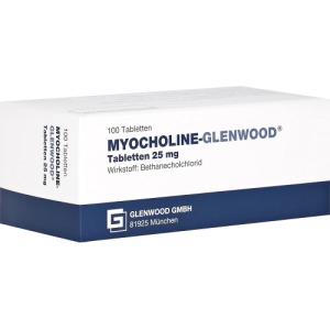 Abbildung: Myocholine Glenwood 25 mg Tabletten, 100 St.