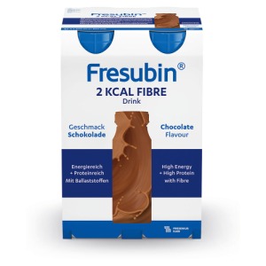 Abbildung: Fresubin 2 KCAL Fibre Drink Schokolade Trinkflaschen, 4 x 200 ml