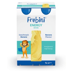 Abbildung: Frebini Energy Drink Banane Trinkflasche, 4 x 200 ml