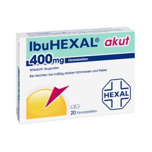 Abbildung: IbuHEXAL  akut 400 mg, 20 St.