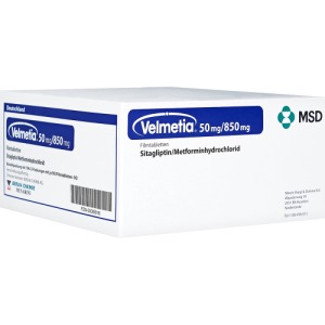 Abbildung: Velmetia 50 Mg/850 mg Filmtabletten, 196 St.