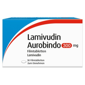 Abbildung: Lamivudin Aurobindo 300 mg Filmtabletten, 30 St.