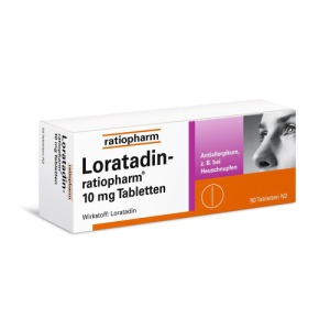 Abbildung: Loratadin ratiopharm 10 mg, 20 St.