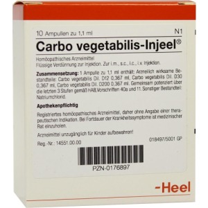 Abbildung: Carbo Vegetabilis Injeel Ampullen, 10 St.