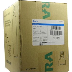 Abbildung: AQUA B.braun Spüllösung Ecolav, 20 x 100 ml
