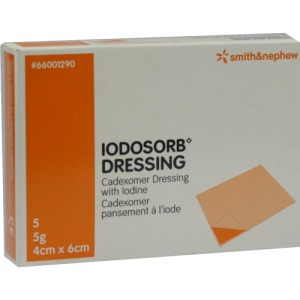Abbildung: Iodosorb Dressing, 5 x 5 g