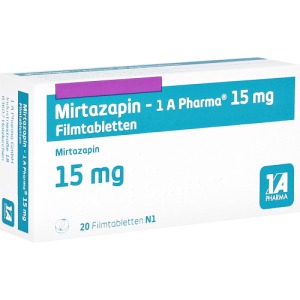 MIRTAZAPIN-1A Pharma 15 mg Filmtabletten, 20 St.