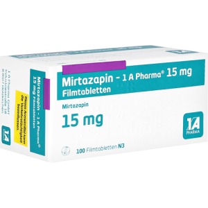 Mirtazapin-1a Pharma 15 mg Filmtabletten, 100 St.