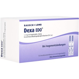 DEXA EDO Augentropfen, 50 x 0,5 ml