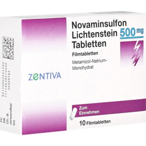Novaminsulfon Lichtenst.500 mg Filmtable, 10 St.