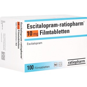 Escitalopram-ratiopharm 10 mg Filmtablet, 100 St.