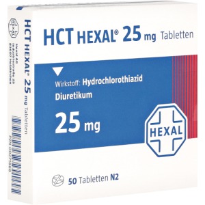 HCT Hexal 25 mg Tabletten, 50 St.