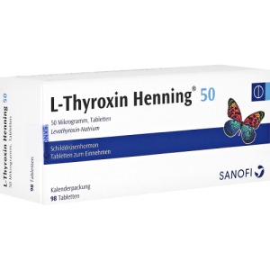 L-thyroxin 50 Henning Tabletten in Kalen, 98 St.