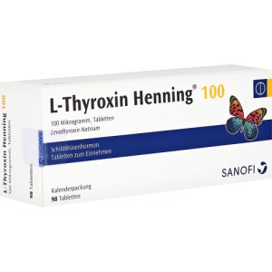 L-thyroxin 100 Henning Tabl.i.Kalenderpa, 98 St.